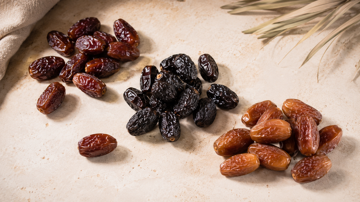 Medjool vs Ajwa vs Mabroom Dates: A Complete Comparison Guide