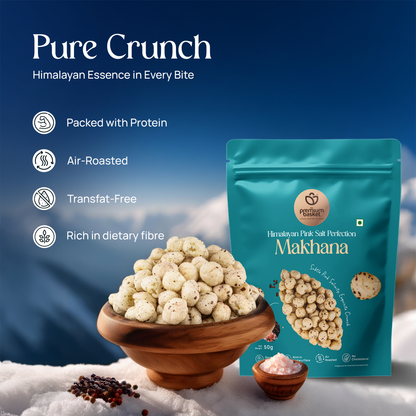 Himalayan essence makhana snack pouch, teal