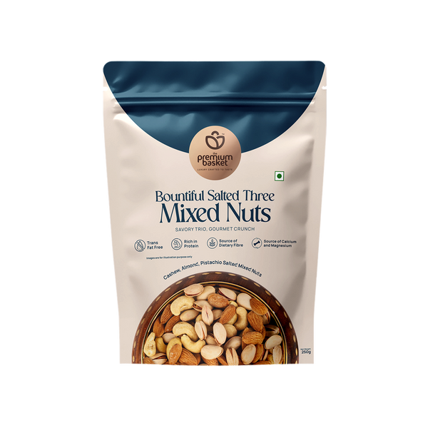 Bountiful Salted Three Mixed Nuts