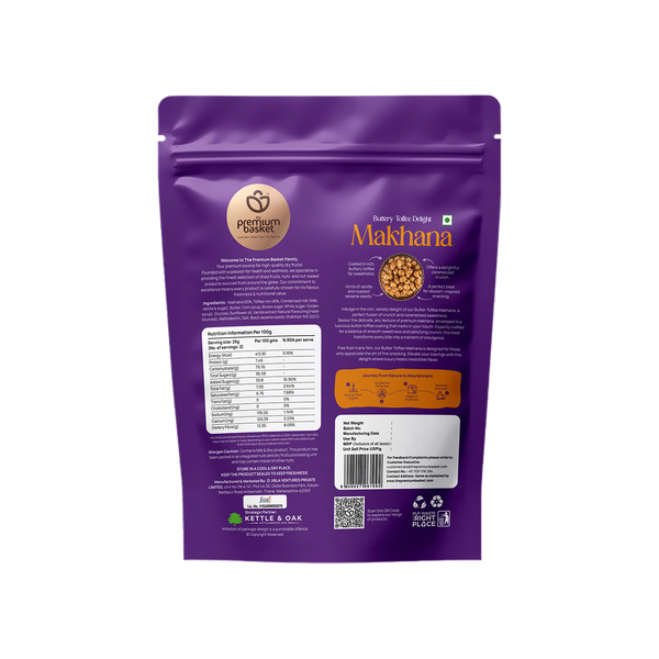 Buttery Toffee Delight Makhana Hover